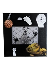 "Brain Trap" 8x8 Digital Art on Canvas by @tscolorful_mess