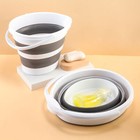 Portable Cleaning Bucket Folding Laundry Basket Household Water 