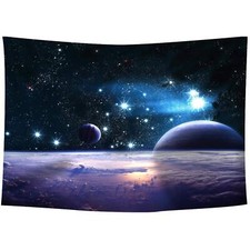Cosmic Sky Photography Backdrop 9x6ft Polyester Stars Photo Studio Props