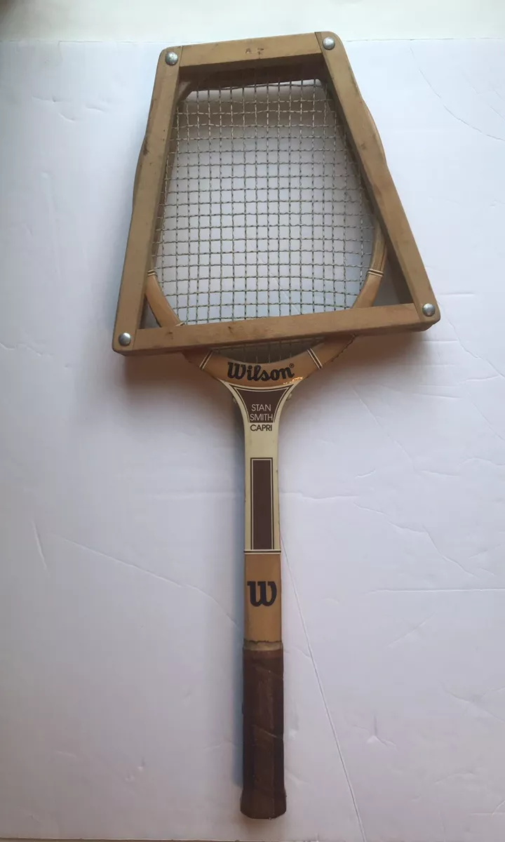 Vintage Wilson Stan Smith Capri Tennis Racquet W Wilson Frame 4 5 8 Grip