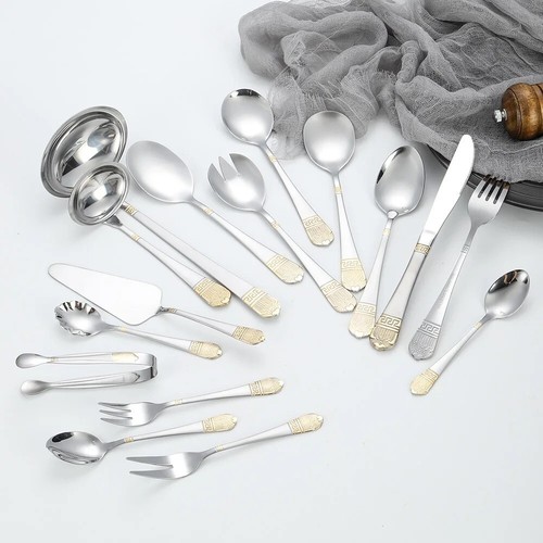 Besteckkasten 24k 72 Teile 12 Personen Luxus Besteck Set 18/10 Edelstahl NEU - Bild 5 von 6