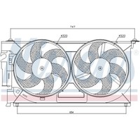 LüFter MotorküHlung FüR Peugeot 406 Break 8E/F 8B 8C CitroëN Berlingo MF M_ N0