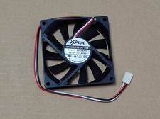 For XFAN RDL8015S DC12V 0.09A 3-wire 80  15MM silent cooling fan