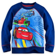  27 NEW Disney Cars Racing McQueen Long Sleeve Sweatshirt Shirt Boy Size 2-3