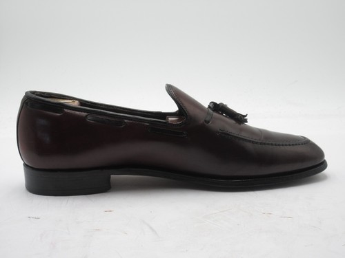 Men's Hanover Imperial Shell Cordovan Tasseled Loafers Size 11 D - Picture 4 of 11