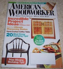 American Woodworker Magazine October 2007 woodworking