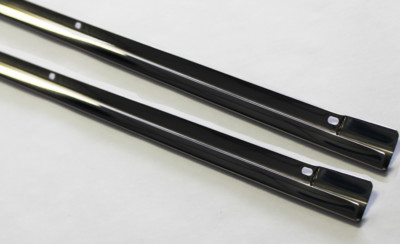 #ad New 1960 1965 Ford Falcon Lower Door Panel Trim Stainless Steel Left Right Pair $159.90