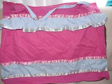 Baby Breastfeeding Nursing Poncho Cover Up Udder Covers Cotton Pink Chevron