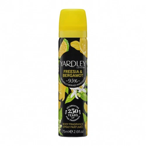 Yardley London Deospray Freesia & Bergamot 75ml