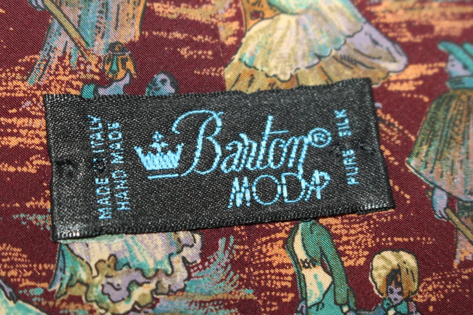 BARTON MODA Silk tie Made in Italy F50613 - Image 4 of 4