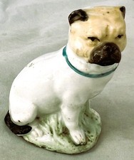 VINTAGE PUG DOG FIGURINE POSSIBLY CONTINENTAL