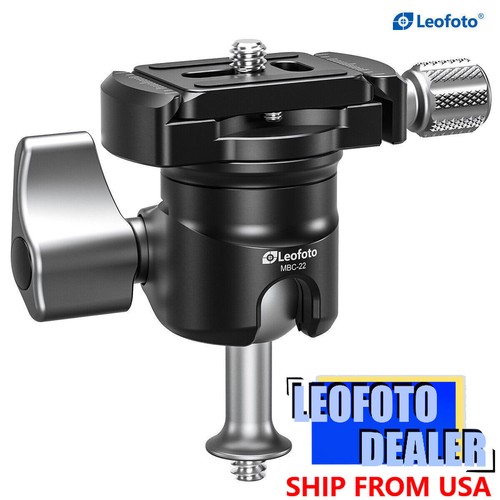 Leofoto MBC-22 Mini Kugelkopf mit 1/4'' Schraube | Arca kompatibel - Bild 1 von 4