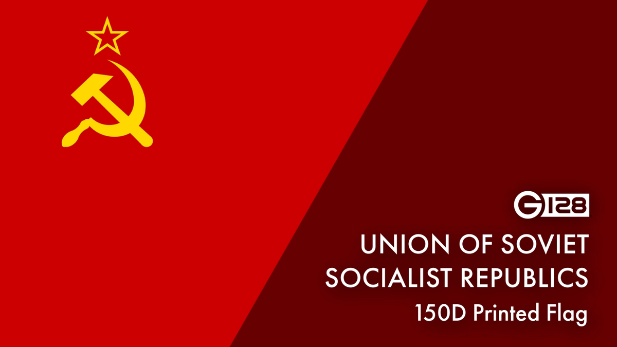 2 Pack: Union of Soviet Socialist Republics USSR Flag 3x5 Ft 2 Pack: Union of Soviet Socialist Republics USSR Flag 3x5 Ft