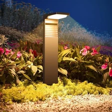 6 Pack Super Bright Solar Pathway Lights Outdoor