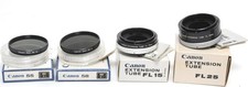  Accessories Attachments for Canon Filter and Extension Tube boxed