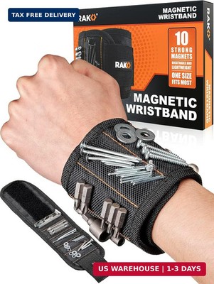 RAK Magnetic Wristband for Tools - Premium Tool Belt for Holding Screws Nails wi
