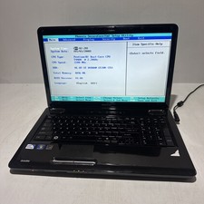 Toshiba Satellite L555 17" Laptop Pentium T4400 4gb Ram No Drive Boot Bios No PS