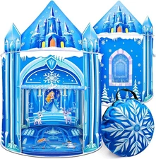 Frozen Princess Play Tent,Kids Toys for Girls,Ice Castle Kids Tent Indoor and Ou