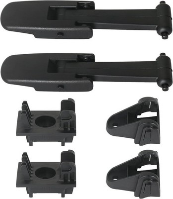Peterbilt 567 579 Hood Latch Rubber Strap w/Mounting Base & Catch Bracket 2 PCS
