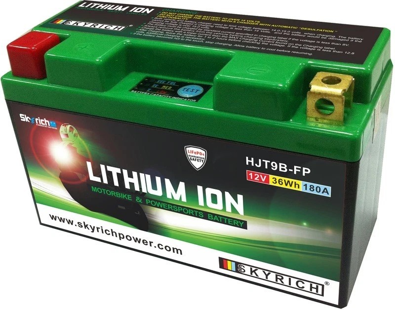Batterie SKYRICH Lithium-Ion LT9B pour éviter les pannes de démarrage
