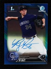 2016 Bowman Draft Chrome Pick Blue Refractor 71/150 Riley Pint #CDA-RP Auto 0d44