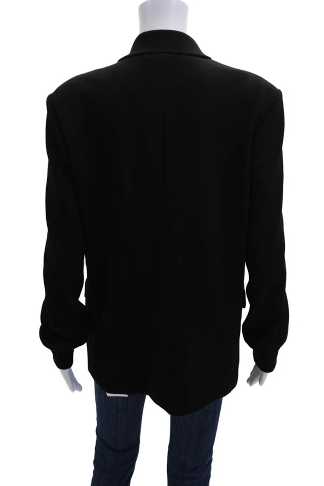 Chaqueta para mujer Carbon 38 manga larga doble pecho forrada negra talla M Foto 4 de 4