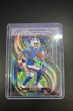 2024 Panini Select - Premier Level James Cook #167 Black & Green Shock Prizm