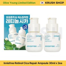 Innisfree Retinol Cica Repair Ampoule 30ml x 2ea Limited Edition K-Beauty