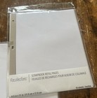 Lot of 2 Recollections Scrapbook Album Protector Pages Refill Packs 8.5 x 11 — photo 2