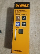 DeWalt • Clous Brad 1,5 pouces × 18ga - Pack de 2500 