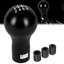 J2 Black Spherical Teardrop For 6-speed Manual Shift Knob M8m10m12 Adapter