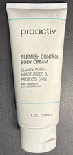 New Sealed PROACTIV BLEMISH CONTROL BODY CREAM 4 oz Acne Pore Care 09/26 2026