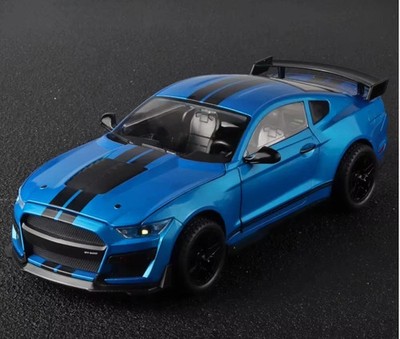 Großes 1:18 Ford Mustang GT500 Miniaturen Alu Diecast Metall Fahrzeugmodell
