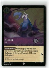 Merlin 50/204 Crab Foil Rise of the Floodborn Disney Lorcana TCG