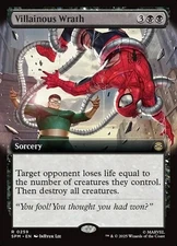 MTG Villainous Wrath #0259 Extended Art Rare Marvel’s Spider-Man (SPM) 