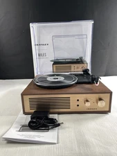 Crosley CR6045A Brown Miles 3-Speed Bluetooth Record Player Turntable