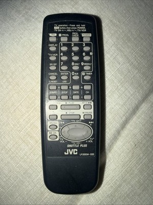 JVC Remote Control LP20034-020 VCR HR-A55U HR-A35U HR-A51U FREE SHIPPING