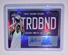 Jabari Smith Jr. 2022 Leaf Metal #FRB-JS1 Auto Purple 1st Round Bound 1/30