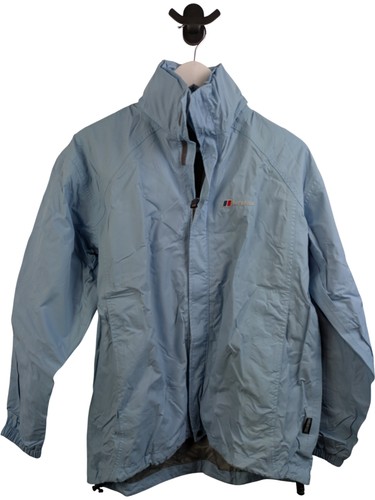 Berghaus Aqufoil wasserdichte Damenjacke hellblau Nylon - Größe 12