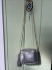 Victoria’s Secret Silver Metallic Crossbody Bag Chain Strap NWT $70 — photo 2