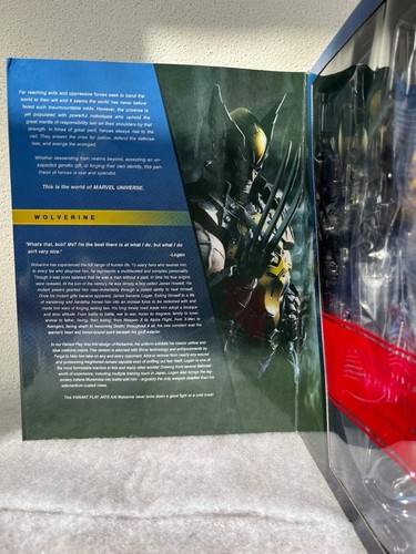 Wolverine Action Figure 24cm Play Arts Kai Style Marvel con Box - Foto 9 di 11
