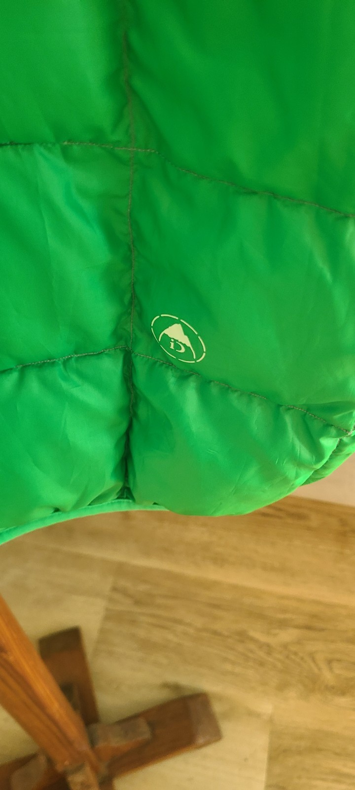 Mens Burton Idiom packable down jacket nwot green xxl vintage rare image 7