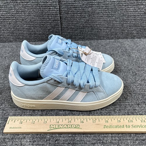 Adidas Grand Court Base 00s azul cielo claro blanco para mujer talla 7 IH6192 WN - Imagen 9 de 9