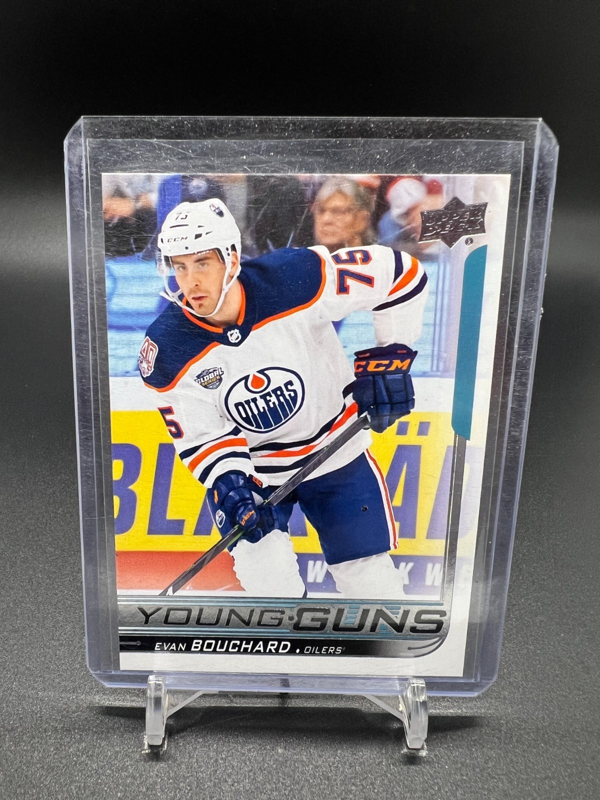 2018-19 Upper Deck #221 Evan Bouchard YG RC Young Guns Rookie Edmonton Oilers