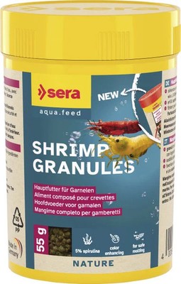 Sera Fischfutter für Garnelen Shrimps Granules 100 ml  Fischfutter