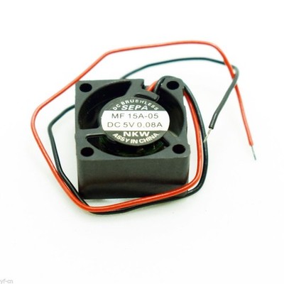 1pc   Precision Mini DC Cooling fan MF15A-05 15x15x8mm 1508 DC 5V 0.08A