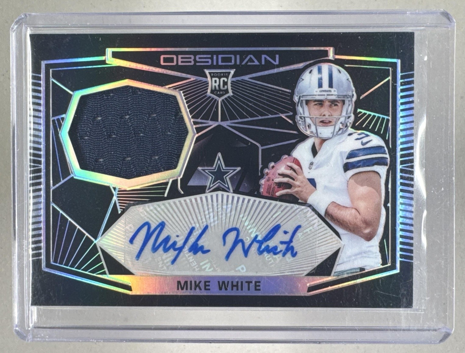 Mike White Panini Obsidian Rookie Jersey Autographs #RJMW Base