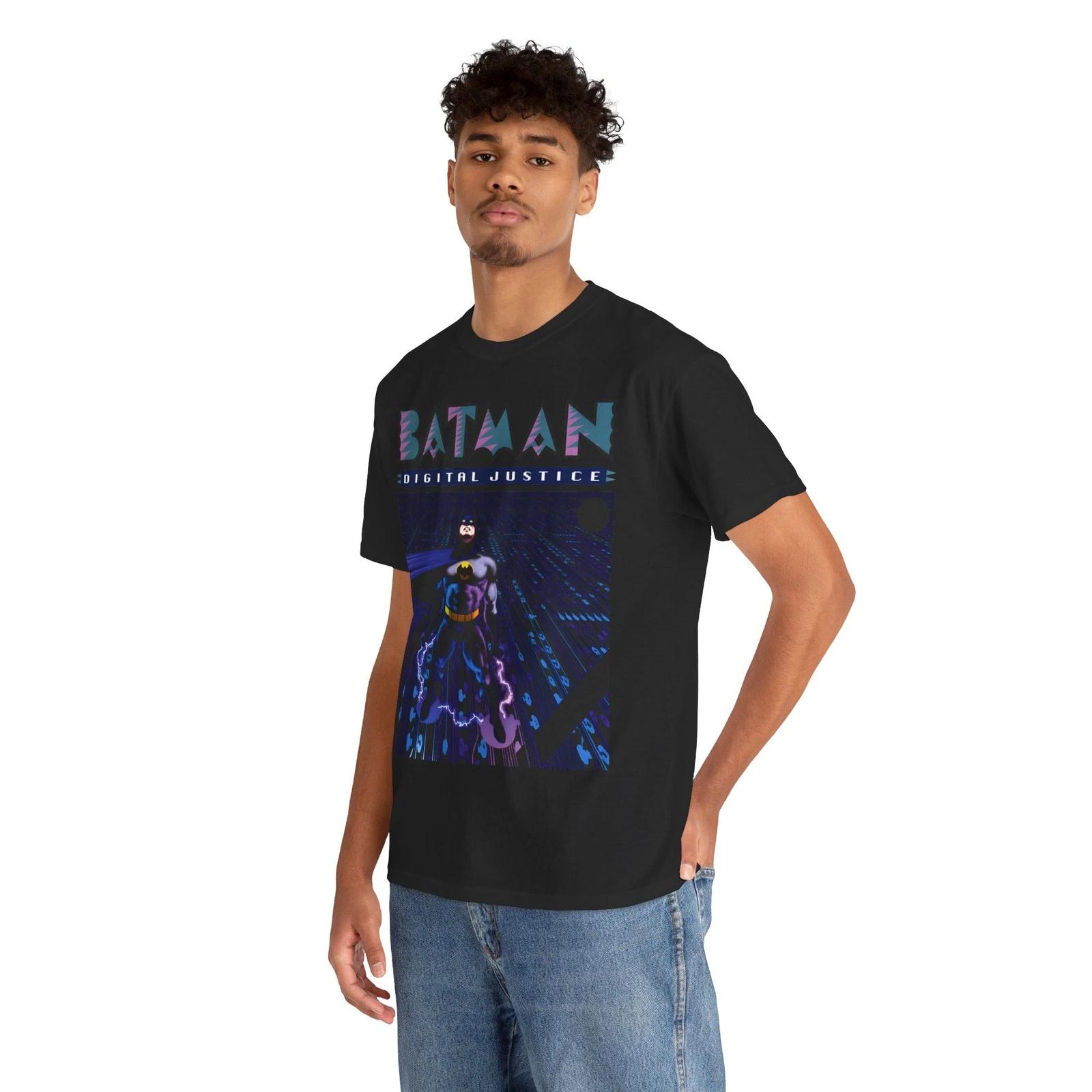 Batman Digital Justice T-Shirt - Pepe Moreno Computer Art - DC Comics