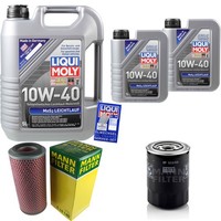 Mann Inspektionspaket 7L Liqui Moly 10W-40 FüR Hyundai Galloper II 2.5 TD
