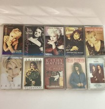 Lot Of 10 Female Country Music Cassettes / Great Condition